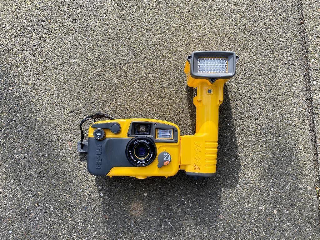 Analoge onderwater camera Sea&sea, Ophalen, Zo goed als nieuw, 10 t/m 40 meter, Camera