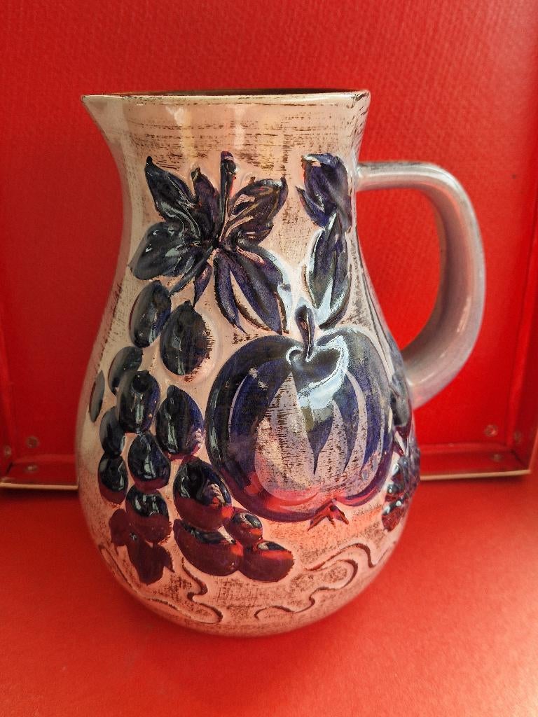 Vintage schenkkan Scheurich W.Germany 419-20, Huis en Inrichting, Overige materialen, Overige typen, Ophalen of Verzenden, Zo goed als nieuw