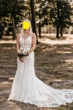 Trouwjurk, Ophalen of Verzenden, Zo goed als nieuw, Wit, Trouwjurk