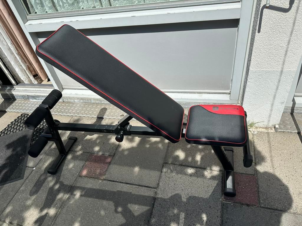Domyos fitness bank z.g.a.n., Ophalen, Zo goed als nieuw, Verstelbaar