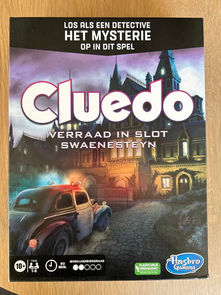 Cluedo Verrraad in Slot Swaenesteyn, Een of twee spelers, Ophalen of Verzenden, Gebruikt