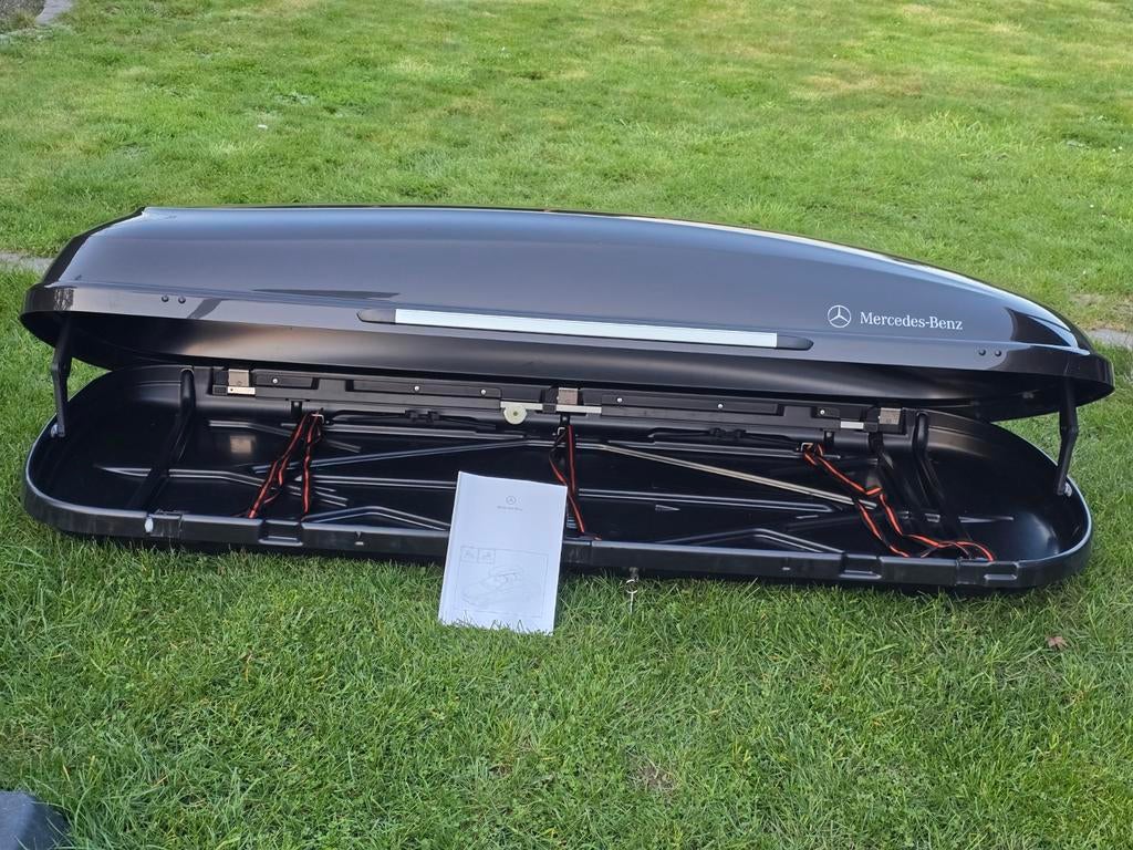 Mercedes-Benz Dakkoffer Zwart - Ruime Opslag, Auto diversen, Dakkoffers, Ophalen of Verzenden, Zo goed als nieuw