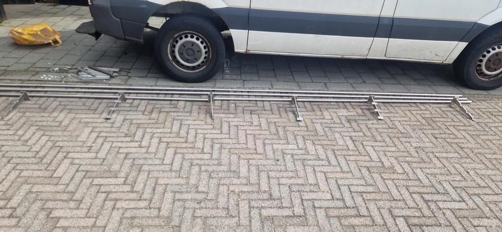 rvs Dienblad geleider, Ophalen