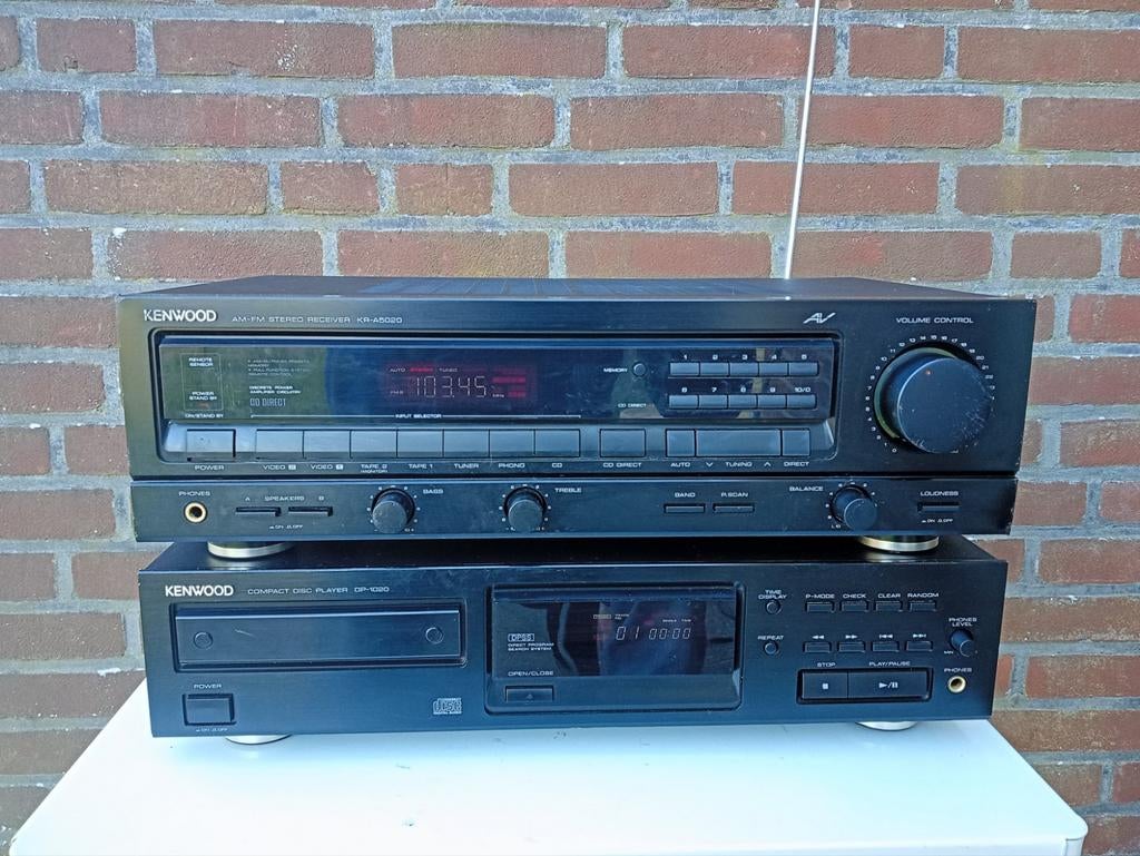 KENWOOD KR-A5020 + DP-1020, Ophalen of Verzenden, Gebruikt, Speakers, Overige merken