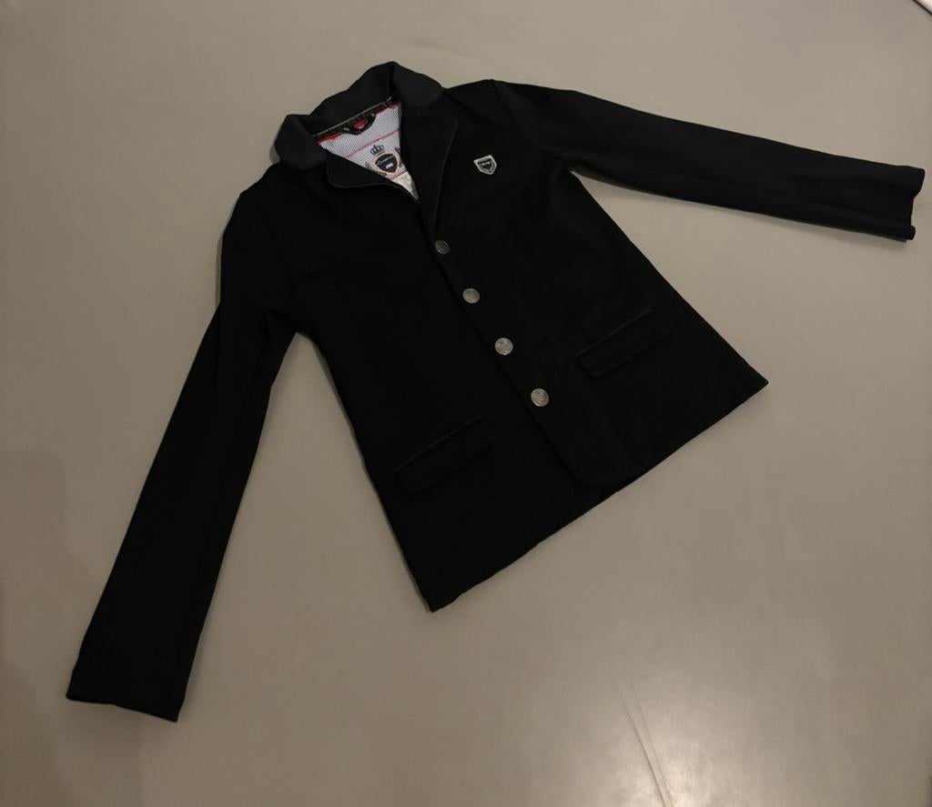 Wedstrijdjasje maat 140, Dieren en Toebehoren, Paardrijkleding, Ophalen of Verzenden, Zo goed als nieuw, Dressuur, Bovenkleding
