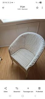 2 rieten tuinstoelen, Ophalen, Gebruikt, Hout