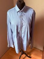 Marc O’Polo mooi blauw katoenen overhemd mt 43/44(XL) ZGAN, Ophalen of Verzenden, Zo goed als nieuw, Blauw, Halswijdte 43/44 (XL)