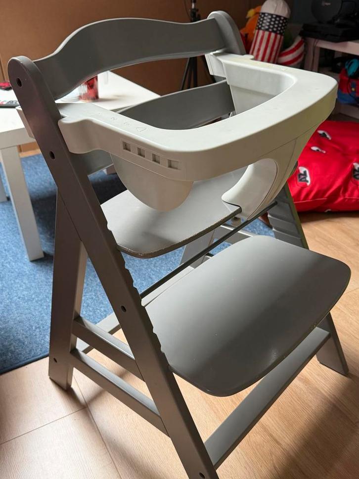 Hauck 3-in-1 Meegroeistoel met Wippertje en Eetblad, Kinderen en Baby's, Kinderstoelen, Gebruikt, Meegroeistoel, Afneembaar eetblad