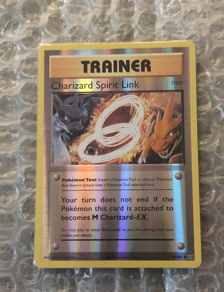 Charizard Spirit Link 75/108 Uncommon Reverse Holo, Hobby en Vrije tijd, Verzamelkaartspellen | Pokémon, Ophalen of Verzenden