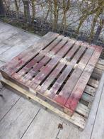 2 grote pallets, Ophalen, Gebruikt, Hout
