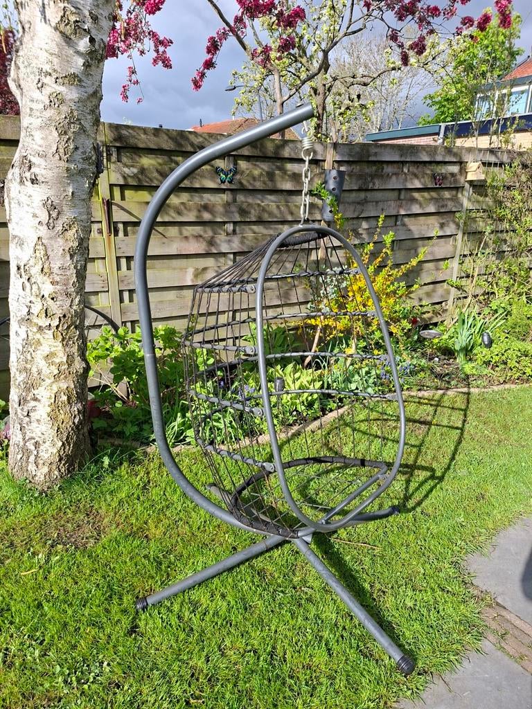 Hangstoel voor in de tuin, Tuin en Terras, Tuinstoelen, Ophalen, Metaal