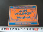 sticker vishandel jan vrijhof veghel al meer dan 60 jaar, Ophalen, Zo goed als nieuw