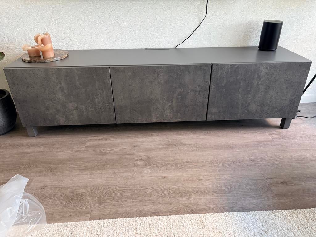 Tv meubel met deuren, Ophalen, 150 tot 200 cm, Nieuw, Minder dan 100 cm