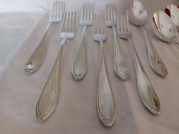 Christofle Versailles verzilverd 150 || nog 3 dinervorken, Antiek en Kunst, Antiek | Bestek, Verzenden