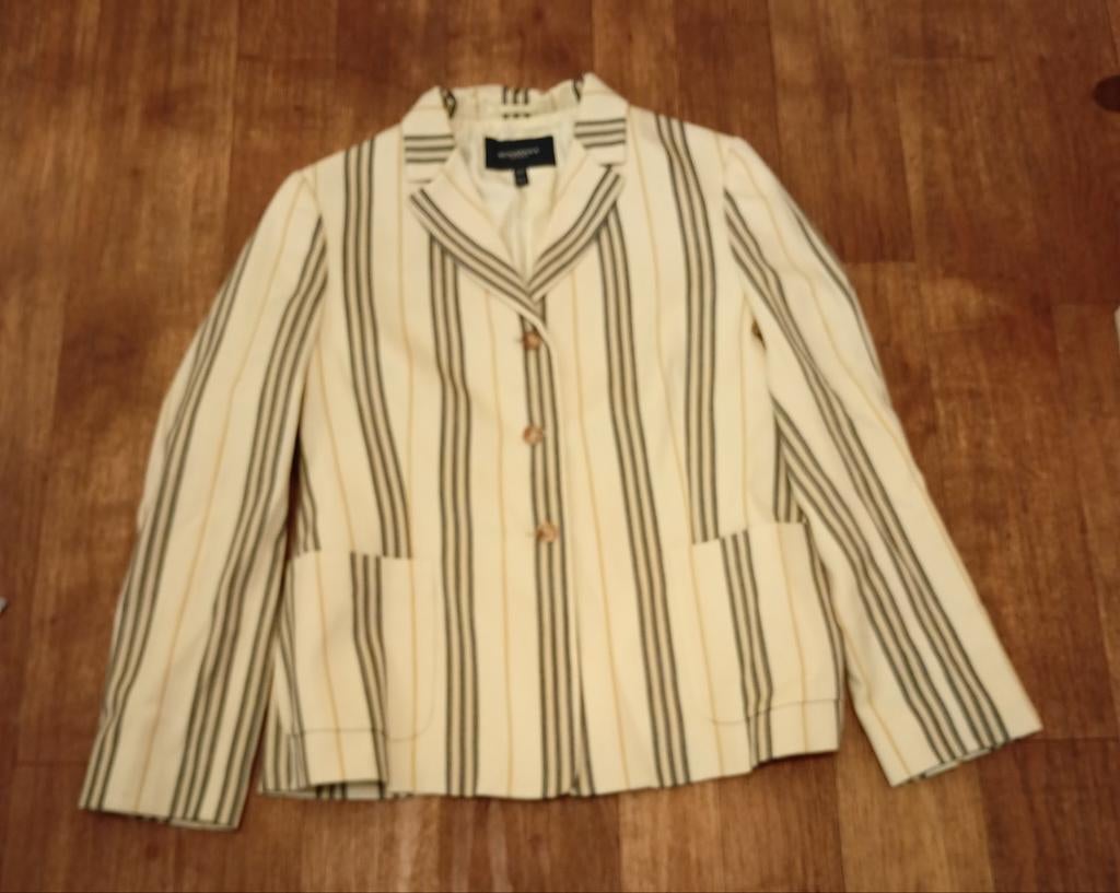 Orginele BURBERRY colbert jasje, maat M , 1x aangehad, Ophalen of Verzenden, Zo goed als nieuw, Maat 38/40 (M), Zwart