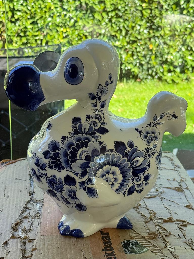 Beeld dodo met verzendschade van Heinen, Verzamelen, Beelden en Beeldjes, Nieuw, Fantasy, Ophalen of Verzenden