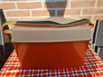 Retro picknick koelbox oranje, Ophalen