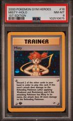 18/132 misty 1st psa 8, Ophalen of Verzenden, Zo goed als nieuw, Foil
