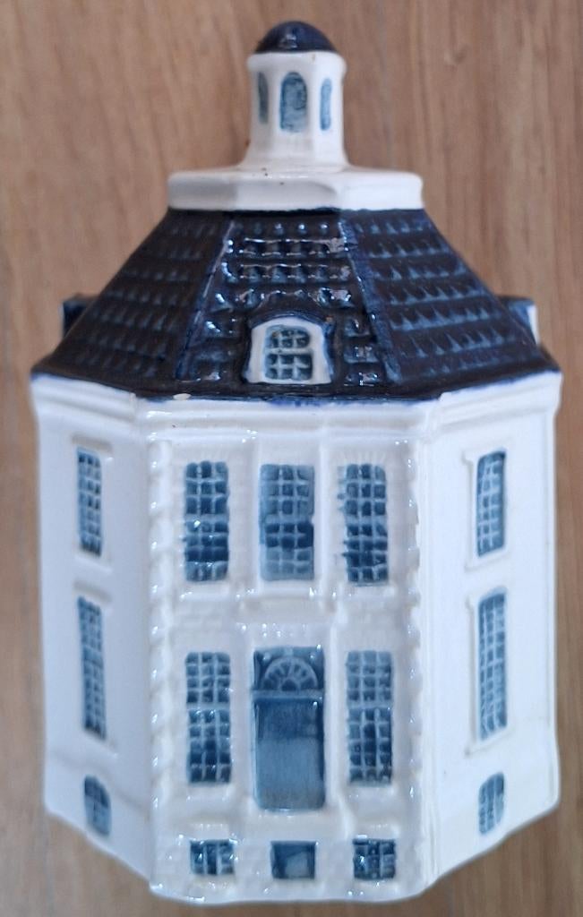 Kasteel Drakensteyn bij Lage Vuursche- miniatuur- Blue Delft, Ophalen of Verzenden, Gebruikt, Nederland, Overige typen