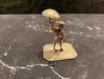 zilveren miniatuur parapluverkoper, Antiek en Kunst, Ophalen of Verzenden, Zilver