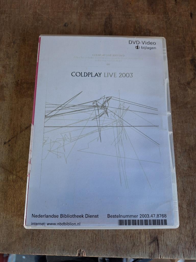 Dubbel DVD Coldplay Live uit tour van 2003, Alle leeftijden, Ophalen of Verzenden, Zo goed als nieuw