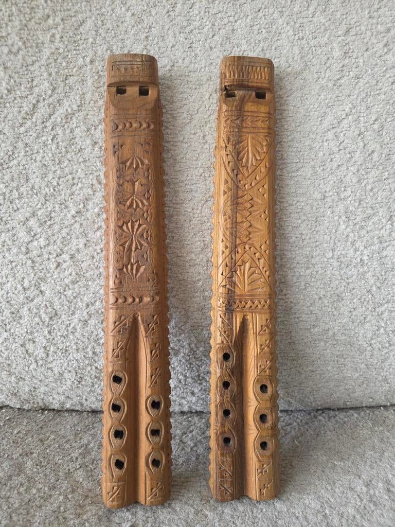 Dvojnice dubbele fluit 2 stuks, Muziek en Instrumenten, Blaasinstrumenten | Blokfluiten, Ophalen of Verzenden