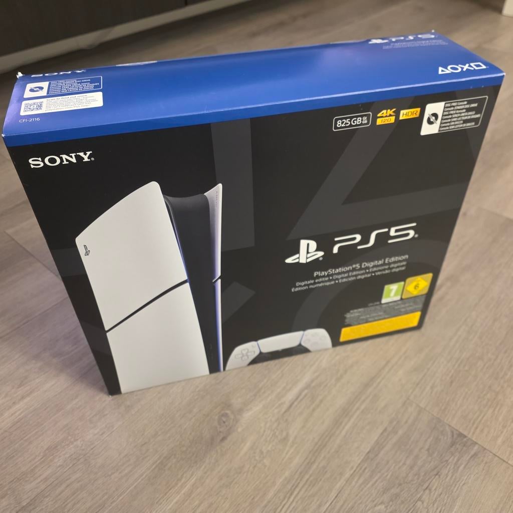 ZGAN Ps5 slim digital, Spelcomputers en Games, Spelcomputers | Sony PlayStation 5, Ophalen, Zo goed als nieuw, Playstation 5 Digital