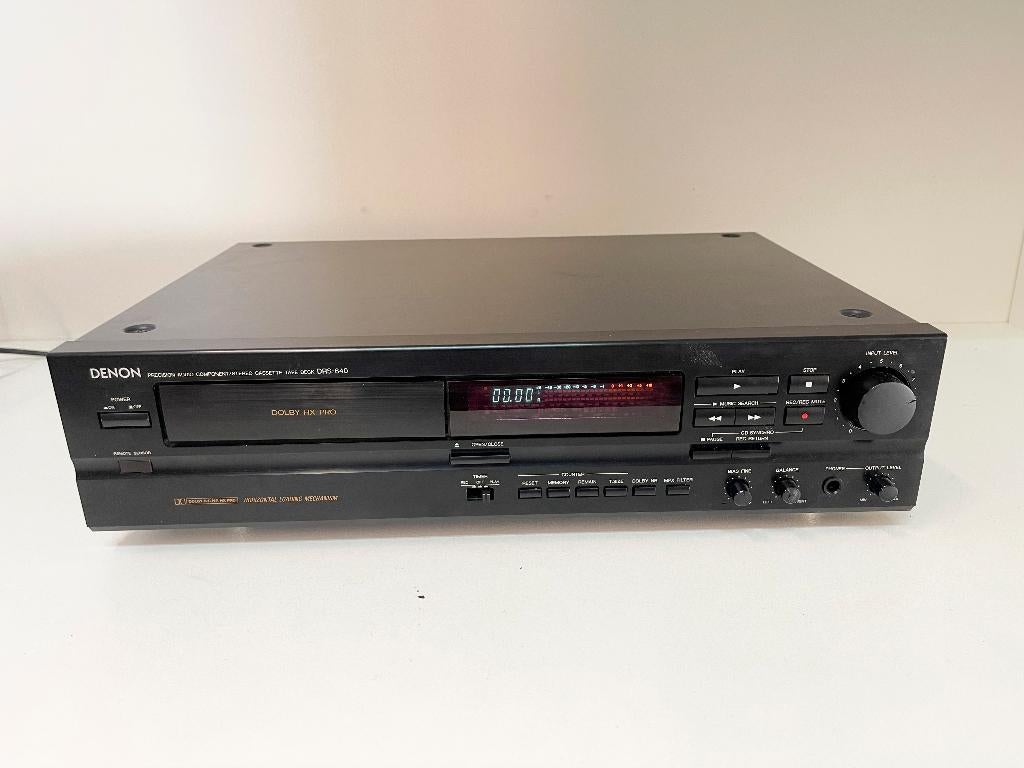 DENON DRS-640 Stereo cassette Deck serie 4097608823, N, N, Denon, Enkel