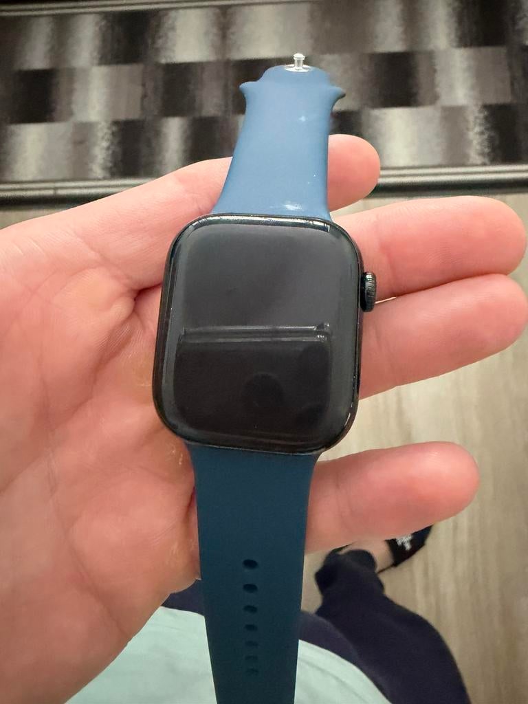 Apple watch 10’serie 42MM GPS Cellular, Zwart, IOS, Ophalen of Verzenden, Zo goed als nieuw