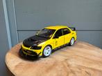 Mitsubishi Lancer evolution modelauto 1:24, Ophalen of Verzenden, Zo goed als nieuw, Auto