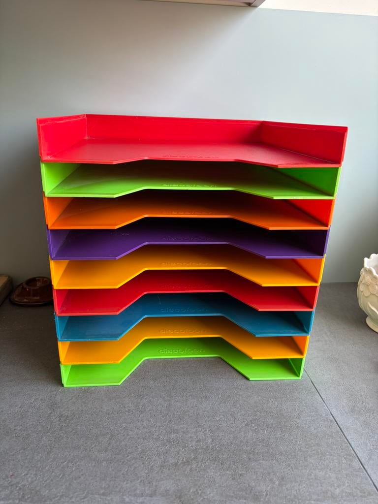 Retro vintage discofoon vinyl opbergers, Cd's en Dvd's, Vinyl | Overige Vinyl, Ophalen of Verzenden, Zo goed als nieuw, Overige formaten