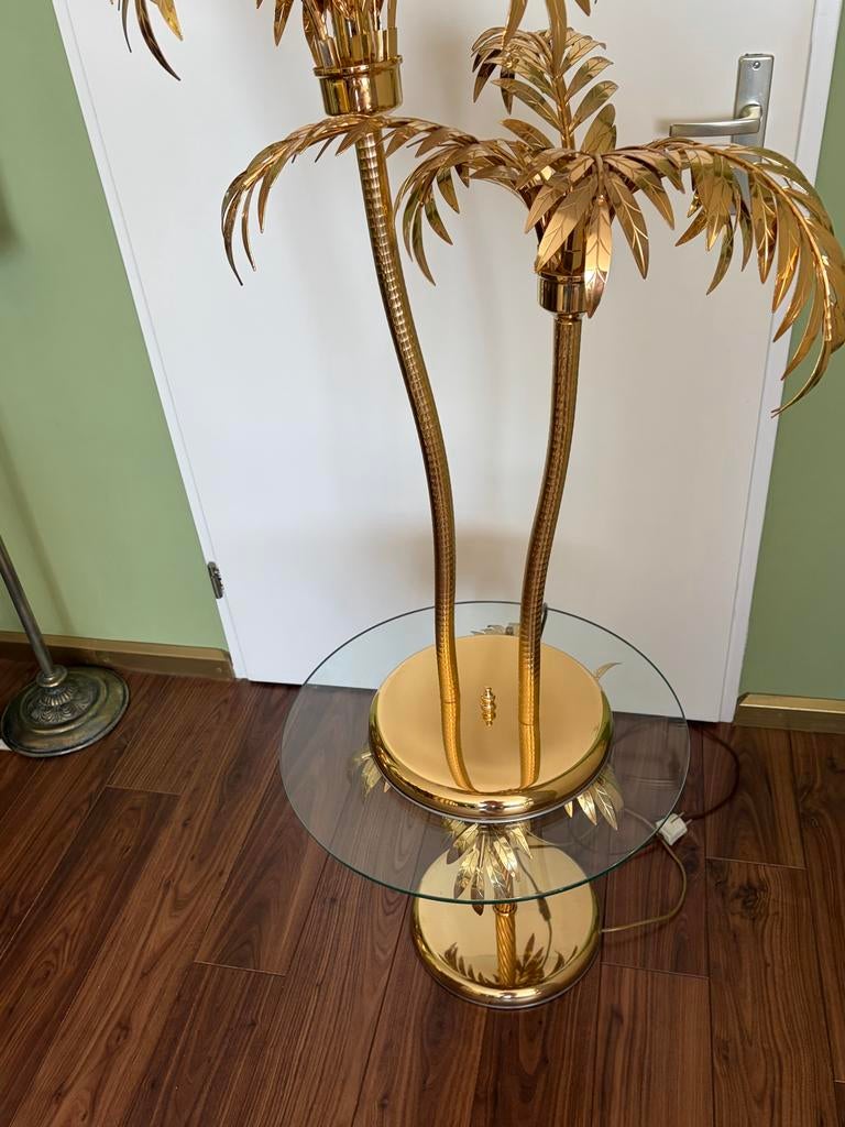 Hans kogl Palmboomlamp Hollywood Regency Stijl - Hans Kögl, Antiek en Kunst, Ophalen