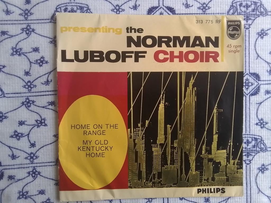 The norman luboff choir              Home on the range, Ophalen of Verzenden, Zo goed als nieuw, Religie en Gospel, Single