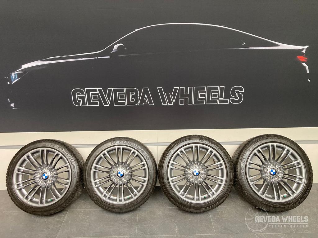 18” originele BMW M3 e92 velgen + winterbanden 219M 5x120, 18 inch, -, -, Banden en Velgen