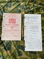 Tweede wereldoorlog Brits small arms boekje Rifle 1942, Ophalen of Verzenden, Landmacht, Engeland, Boek of Tijdschrift