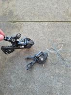 Shimano Deore XT 10-speed MTB Derailleur en Shifter, Fietsen en Brommers, Fietsonderdelen, Gebruikt, Derailleur of Ketting, Shimano