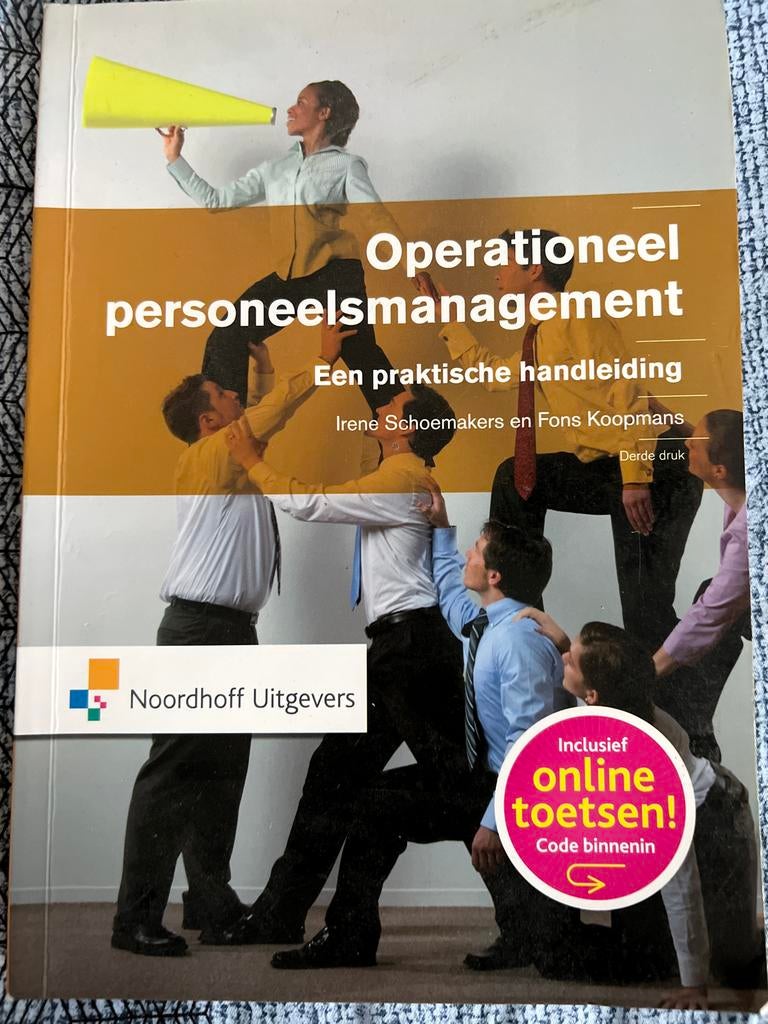 Operationeel personeelsmanagement - Praktische handleiding, Boeken, Ophalen of Verzenden, Gamma, Gelezen, HBO