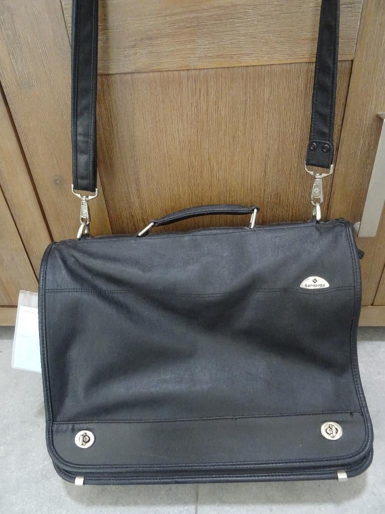 Samsonite aktetas schoudertas laptop tas Samsonite tas, Ophalen of Verzenden, Zo goed als nieuw, Zwart