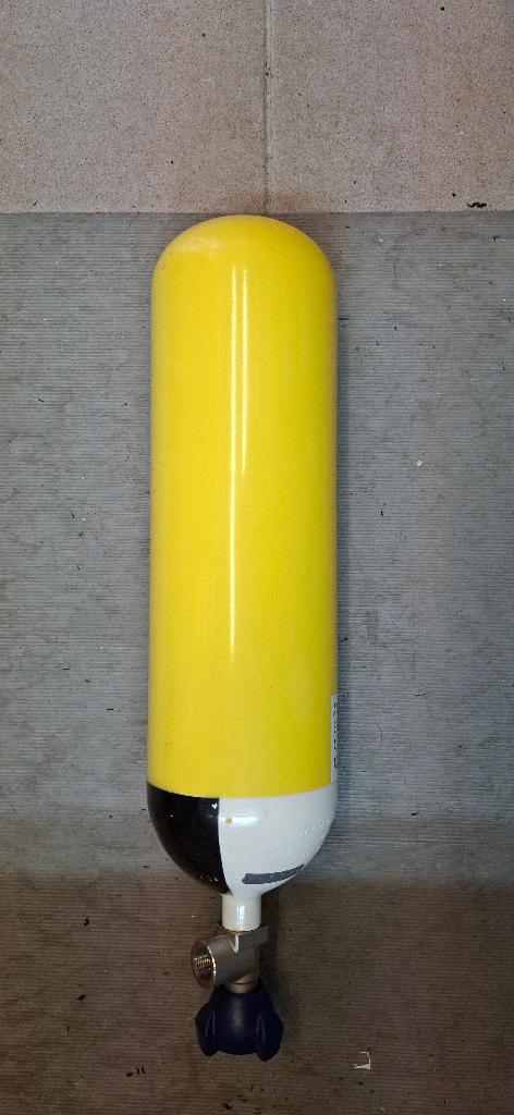 Duikfles 6.0ltr 300bar perslucht, Duikfles, -, -, Nieuw