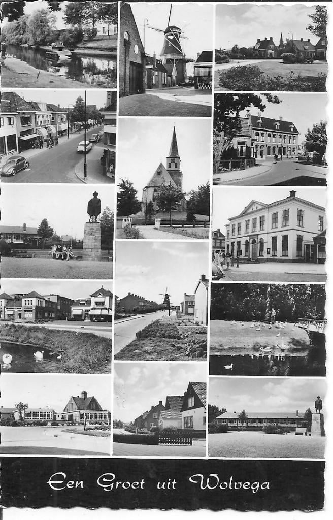 Een groet uit Wolvega, Ophalen of Verzenden, 1960 tot 1980, Gelopen, Friesland