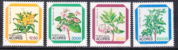 Portugal Azoren 1983 pf mi 358 - 361 bloemen, Postzegels en Munten, Postzegels | Thematische zegels, Postfris, Dier of Natuur