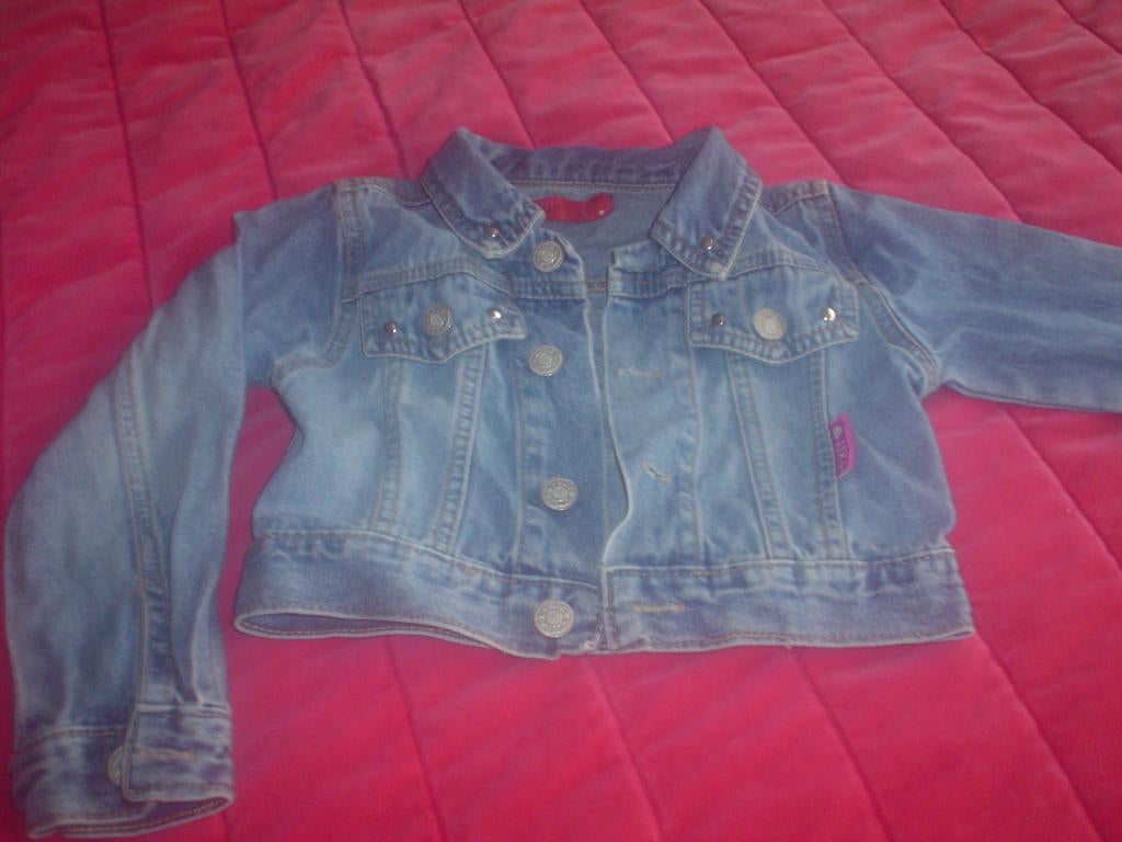 Spijkerjasje, Kinderen en Baby's, Kinderkleding | Maat 98, Verzenden, Zo goed als nieuw, Meisje, Jas