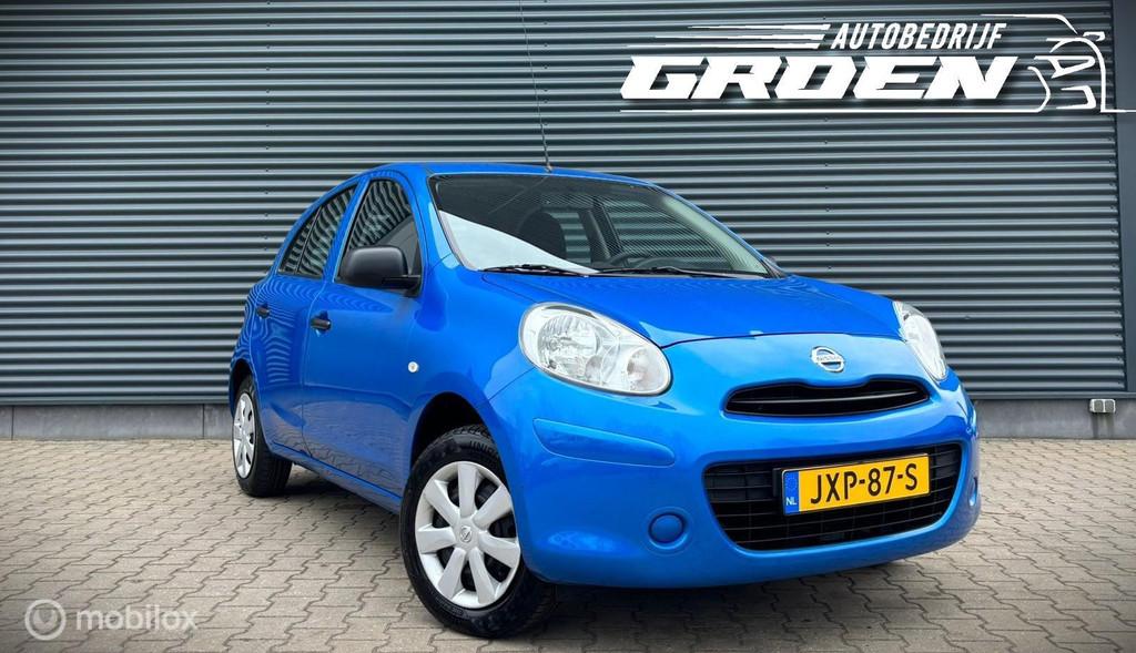 Nissan Micra 1.2 Connect Edition, Auto's, Voorwielaandrijving, Euro 5, Gebruikt, Blauw
