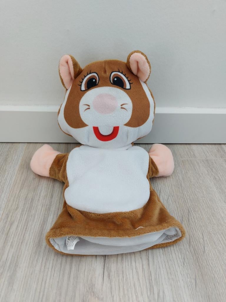 Knuffel handpop hamster Ah Albert Heijn L1678, Ophalen of Verzenden, Zo goed als nieuw
