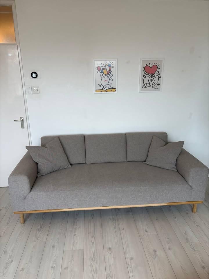 SOFACOMPANY Vilmar 3-zitsbank couch - Agnes Brown, Ophalen, Driepersoons, 75 tot 100 cm, Zo goed als nieuw