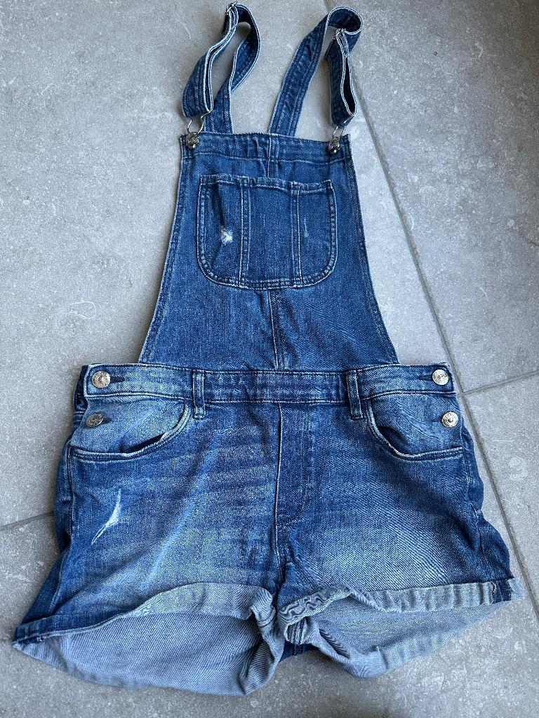 Korte spijker tuinpak maat 170, Ophalen of Verzenden, Zo goed als nieuw, Meisje, Broek