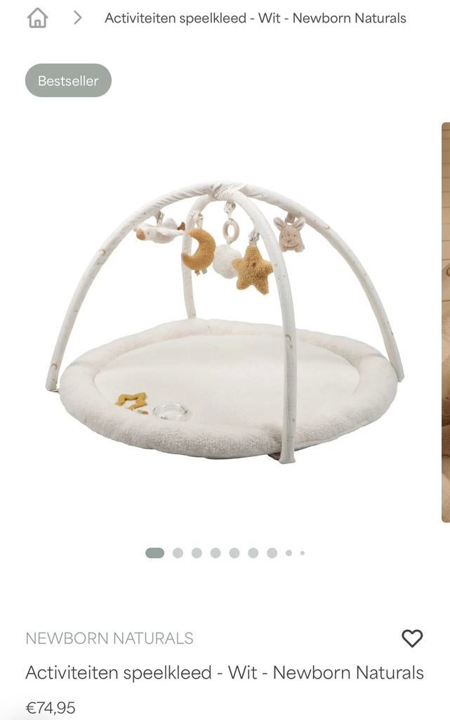 Babygym / speelkleed Little Dutch wit, Kinderen en Baby's, Ophalen, Zo goed als nieuw