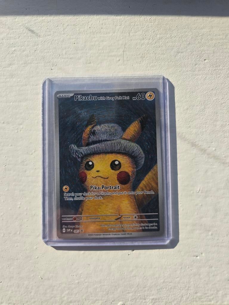 Pikachu with Grey Felt Hat (Van Gogh) SVP 085 Mint, Ophalen of Verzenden, Nieuw