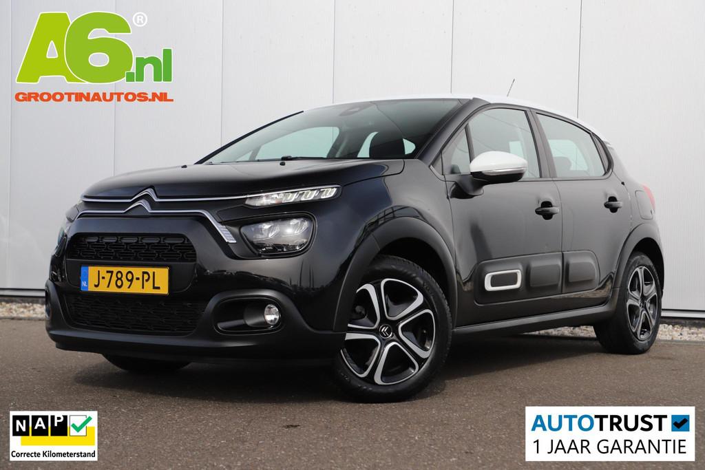Citroen C3 1.2 PureTech Feel Navigatie Carplay Android Clima, Auto's, Citroën, Voorwielaandrijving, 83 pk, Euro 6, 1199 cc