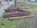 Oude bielzen  gratis afhalen, Tuin en Terras, Ophalen, Gebruikt, 250 cm of meer, Balken